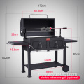 Outdoor Large Multifunction Trolley Smoker Charcoal BBQ Gril